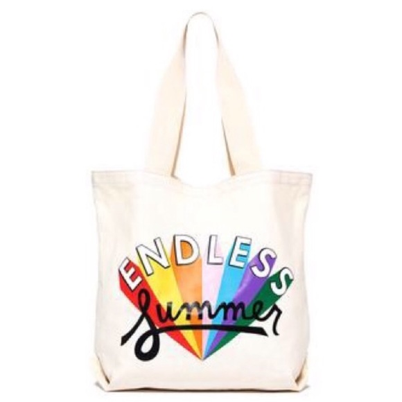 ban.do Handbags - ban.do ENDLESS SUMMER Canvas Tote Bag
